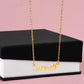 Merry Christmas Daughter - Personalized Name Necklace-[Heartfelt Family Gift]