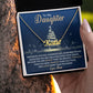 Custom Christmas Name Necklace for Daughter - Personalized Gift from Father-[Heartfelt Family Gift]