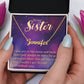 Sister Name - Customizable Sister-Inspired Jewelry  Max 255-[Heartfelt Family Gift]