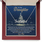 Custom Christmas Name Necklace for Daughter - Personalized Gift from Father-[Heartfelt Family Gift]