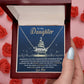 Custom Christmas Name Necklace for Daughter - Personalized Gift from Father-[Heartfelt Family Gift]
