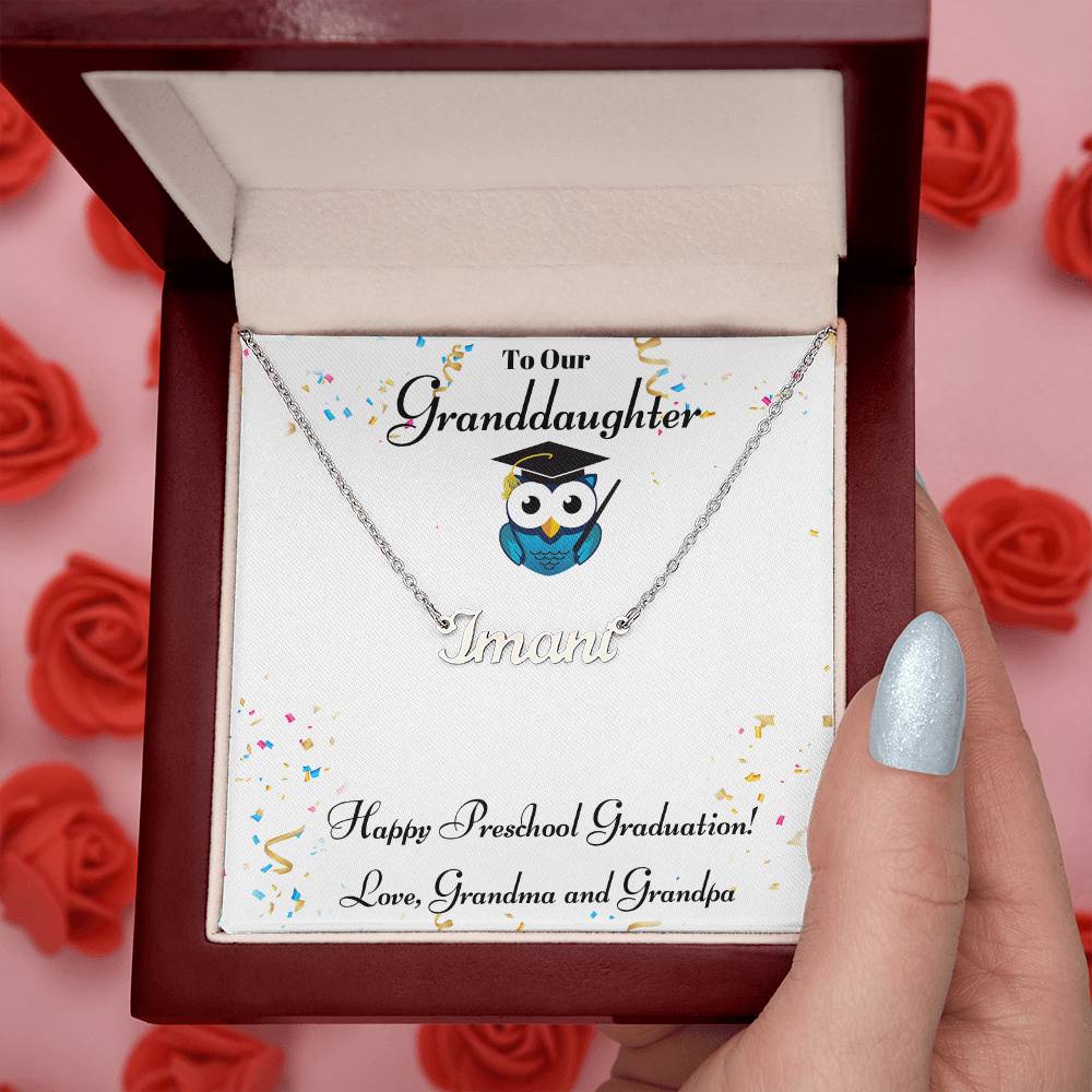 Granddaughter Happy Preschool Graduation - Grandma Grandpa-[Heartfelt Family Gift]