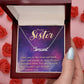 Sister Name - Customizable Sister-Inspired Jewelry  Max 255-[Heartfelt Family Gift]