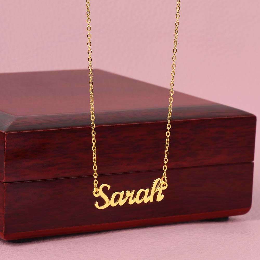 Class of 2026 Graduation Name Necklace Gift
