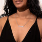 Paw Print Name Plate Necklace