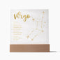 Virgo Lighted Acrylic Plaque-[Heartfelt Family Gift]