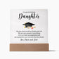 Daughter Graduation Plaque Gift-[Heartfelt Family Gift]