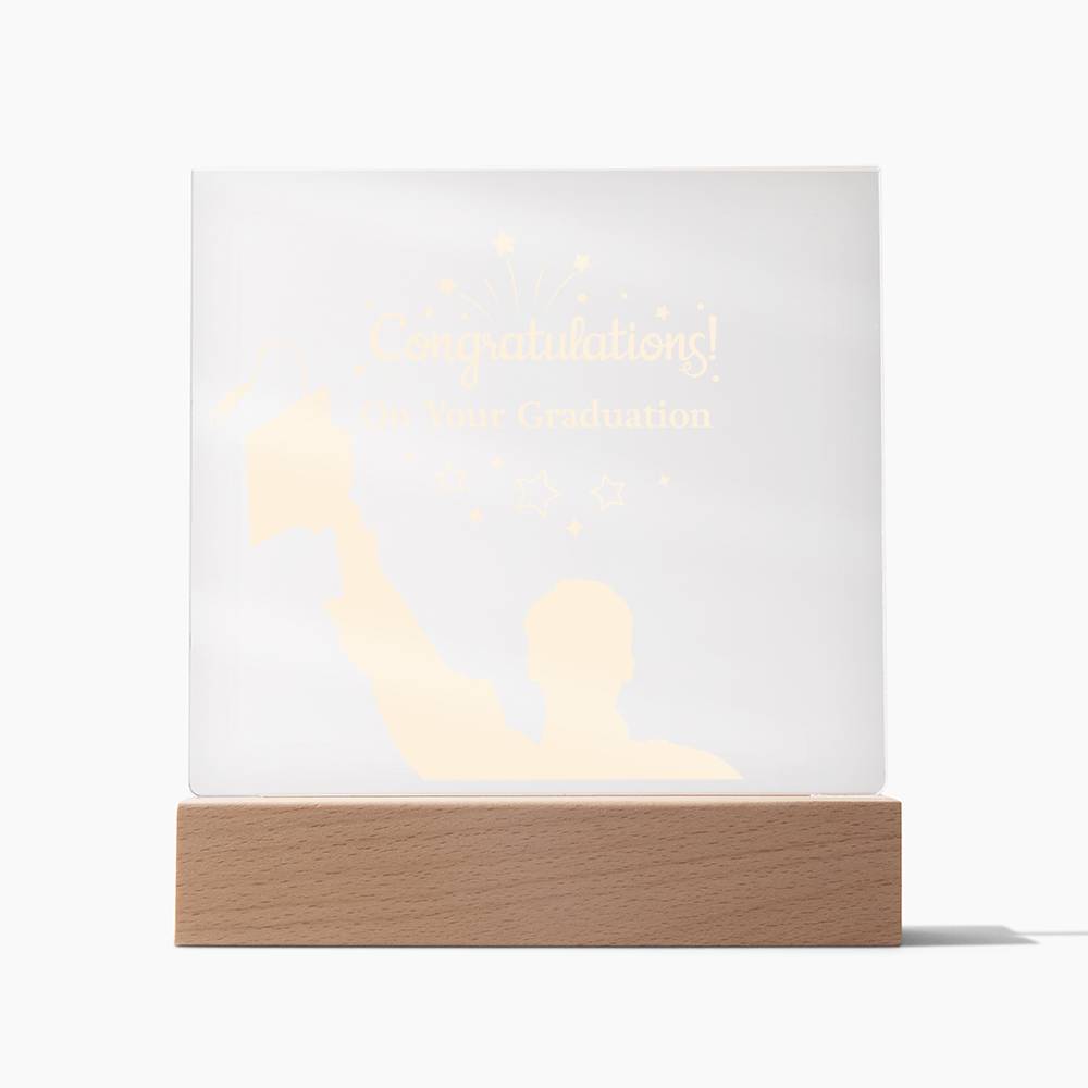 Congratulations On Your Graduation Graduation Plaque Gift-[Heartfelt Family Gift]