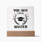 Masters Degree Graduation Plaque Gift-[Heartfelt Family Gift]