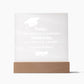 Leader Graduation Plaque Gift-[Heartfelt Family Gift]