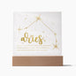 Aries Lighted Acrylic Plaque-[Heartfelt Family Gift]