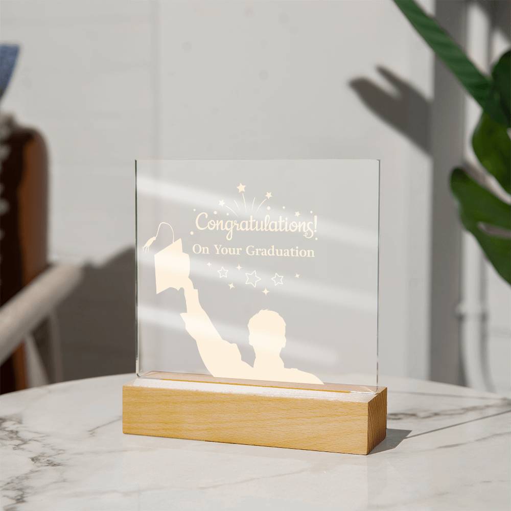 Congratulations On Your Graduation Graduation Plaque Gift-[Heartfelt Family Gift]