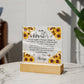To My Mother Sunflower Acrylic Gift-[Heartfelt Family Gift]