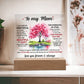 Mom Acrylic LED Plaque Gift-[Heartfelt Family Gift]