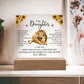 To My Daughter LED Acrylic Gift-[Heartfelt Family Gift]