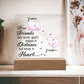 Personalized True Friends are Never Apart Maybe in Distance but Never in Heart  Lighted Acrylic Plaque-[Heartfelt Family Gift]