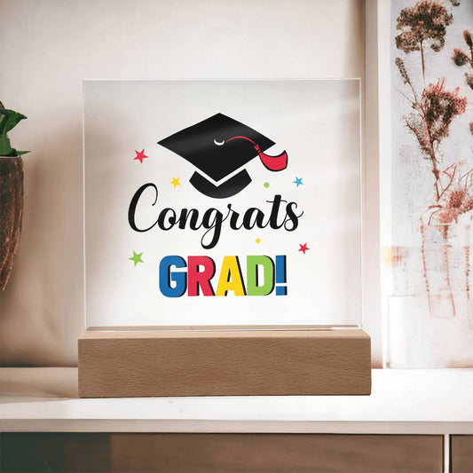 Graduation Congrats grad! Graduation Plaque Gift-[Heartfelt Family Gift]
