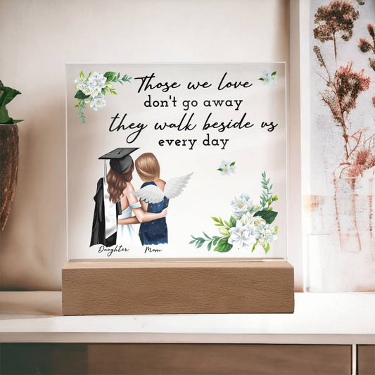 Remembrance Graduation Plaque Gift-[Heartfelt Family Gift]