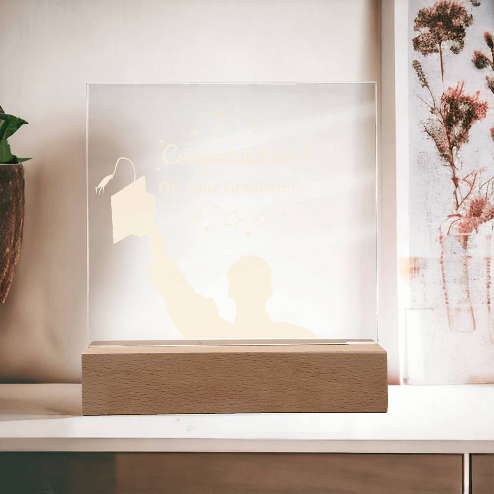 Congratulations On Your Graduation Graduation Plaque Gift-[Heartfelt Family Gift]