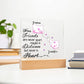 Personalized True Friends are Never Apart Maybe in Distance but Never in Heart  Lighted Acrylic Plaque-[Heartfelt Family Gift]