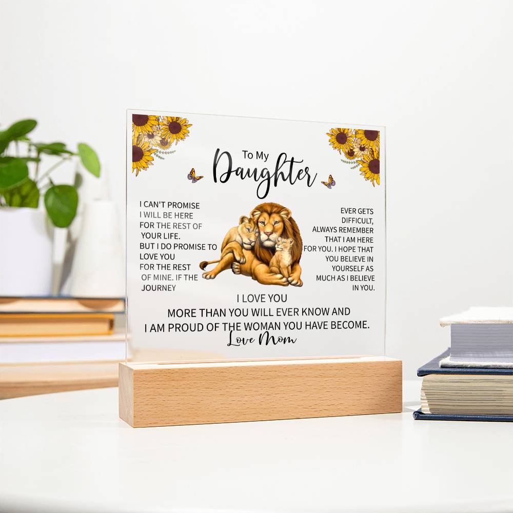 To My Daughter LED Acrylic Gift-[Heartfelt Family Gift]