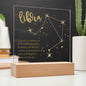 Libra Lighted Acrylic Plaque-[Heartfelt Family Gift]
