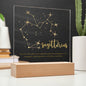 Sagittarius Lighted Acrylic Plaque-[Heartfelt Family Gift]