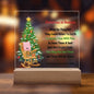 Personalized LED Christmas in Heaven Memorial Plaque - Unique Holiday Gift-[Heartfelt Family Gift]