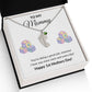 Happy First Mother's day Engraved Baby Feet Birthstone Necklace Gift-[Heartfelt Family Gift]