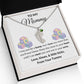 Expecting Mom Engraved Baby Feet Birthstone Necklace Gift-[Heartfelt Family Gift]