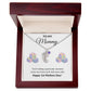 Happy First Mother's day Engraved Baby Feet Birthstone Necklace Gift-[Heartfelt Family Gift]