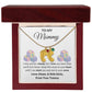 Expecting Mom Engraved Baby Feet Birthstone Necklace Gift-[Heartfelt Family Gift]