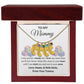 Expecting Mom Engraved Baby Feet Birthstone Necklace Gift-[Heartfelt Family Gift]
