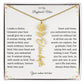 To My Boyfriends Mom Birth flower Name Necklace-[Heartfelt Family Gift]