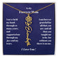 To My Forever Mom  Personalized Birth Flower Name Necklace Gift for Stepmom Foster Mother-[Heartfelt Family Gift]