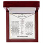 To My Boyfriends Mom Birthflower Necklace Gift-[Heartfelt Family Gift]