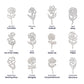 Mother in Law Personalized Birth flower Name Necklace-[Heartfelt Family Gift]