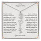 To My Boyfriends Mom Birth flower Name Necklace-[Heartfelt Family Gift]