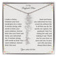To My Boyfriends Mom Birth flower Name Necklace-[Heartfelt Family Gift]