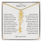 To My Boyfriends Mom Birth flower Name Necklace-[Heartfelt Family Gift]