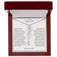 To My Boyfriends Mom Birth flower Name Necklace-[Heartfelt Family Gift]