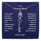To My Forever Mom  Personalized Birth Flower Name Necklace Gift for Stepmom Foster Mother-[Heartfelt Family Gift]