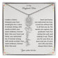 To My Boyfriends Mom Birth flower Name Necklace-[Heartfelt Family Gift]