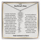 To My Boyfriends Mom Birthflower Necklace Gift-[Heartfelt Family Gift]