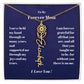 To My Forever Mom  Personalized Birth Flower Name Necklace Gift for Stepmom Foster Mother-[Heartfelt Family Gift]