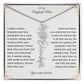 To My Boyfriends Mom Birth flower Name Necklace-[Heartfelt Family Gift]