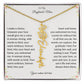 To My Boyfriends Mom Birth flower Name Necklace-[Heartfelt Family Gift]