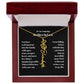 Mother in Law Personalized Birth flower Name Necklace-[Heartfelt Family Gift]