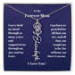 To My Forever Mom  Personalized Birth Flower Name Necklace Gift for Stepmom Foster Mother-[Heartfelt Family Gift]