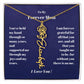To My Forever Mom  Personalized Birth Flower Name Necklace Gift for Stepmom Foster Mother-[Heartfelt Family Gift]